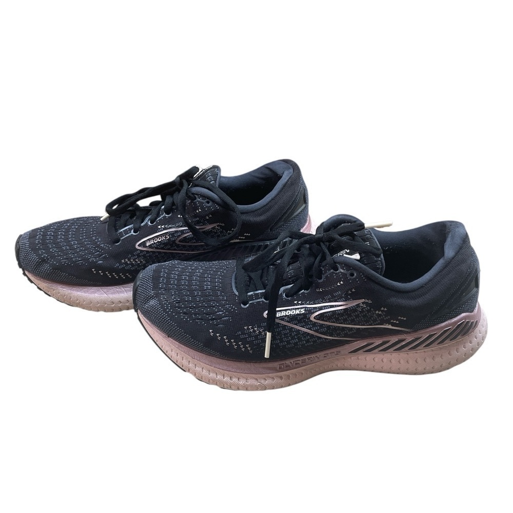 Brooks Sneakers Glycerin 19 Running Size 10 B Women’s Mesh Athletic Shoes Black